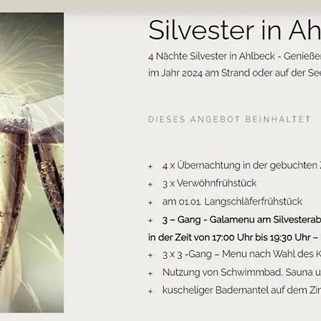 阿尔贝克海滩酒店 酒店 Ahlbeck (Usedom)
